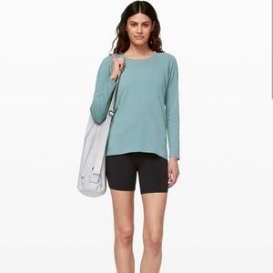 Lululemon Emerald Long Sleeve Aquatic Green